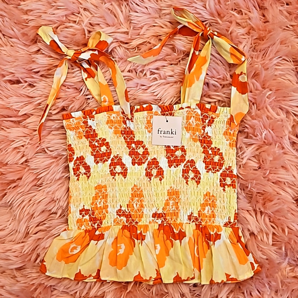 NEW Smocked Top by Franki by Francesca's Size 12